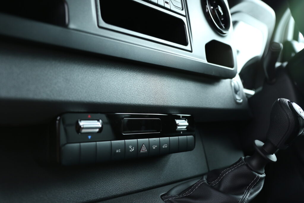 Mercedes Benz Sprinter hire - interior