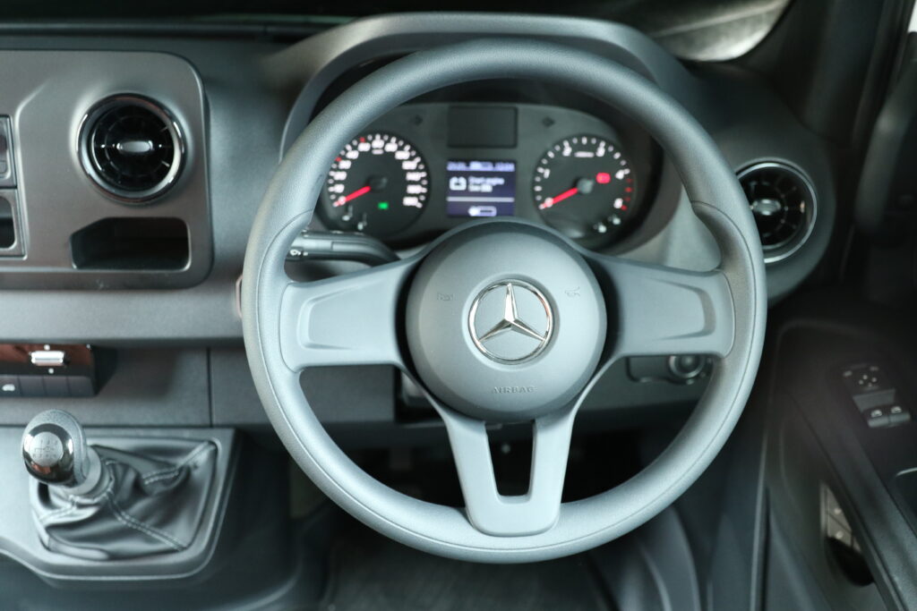 Mercedes Benz Sprinter hire - interior